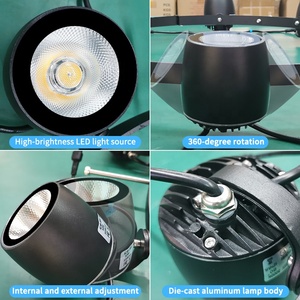 Projecteur pour arbre d'extérieur 80W IP68 Conception de pince réglable à 360 ° avec anneau de câlin pour l'éclairage paysager du jardin - Product Image 5