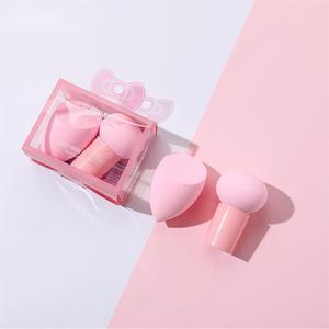Ensemble de pinceaux de maquillage végétaliens éponge de beauté pour fond de teint <span class=keywords><strong>champignon</strong></span> 2 pièces coffret cadeau <span class=keywords><strong>en</strong></span> <span class=keywords><strong>forme</strong></span> <span class=keywords><strong>d</strong></span>'œuf de beauté - Product Image 2