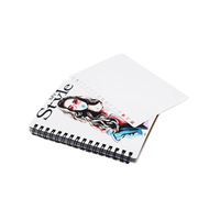 Fournitures de bureau, cahiers à sublimation A6, couverture en plastique, cahier à spirales, journal