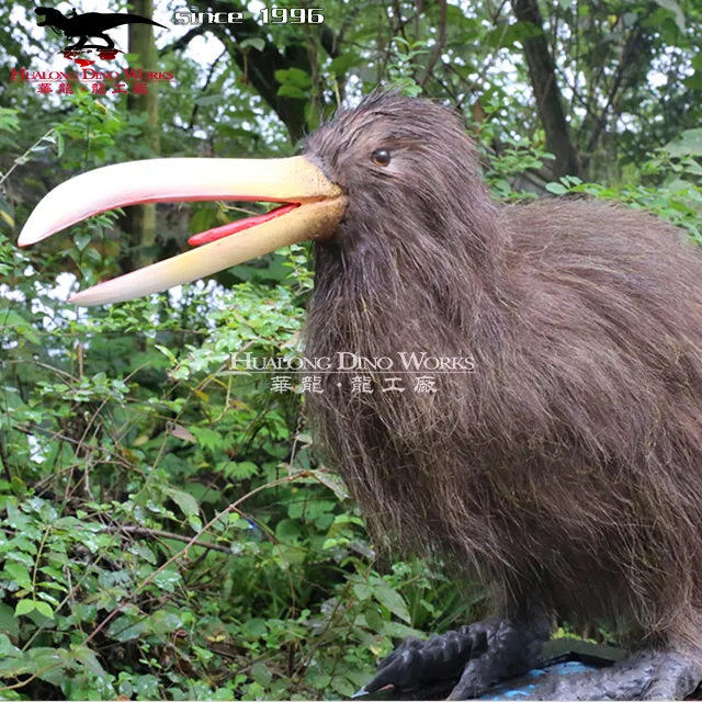 Animatronic pássaro animado com vida vida pele pássaros pena tamanho para parque animal ao ar livre