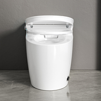 Toilette intelligente allongée haut de gamme 2026 avec télécommande, siphon en S, céramique, siège chauffant, garantie 5 ans