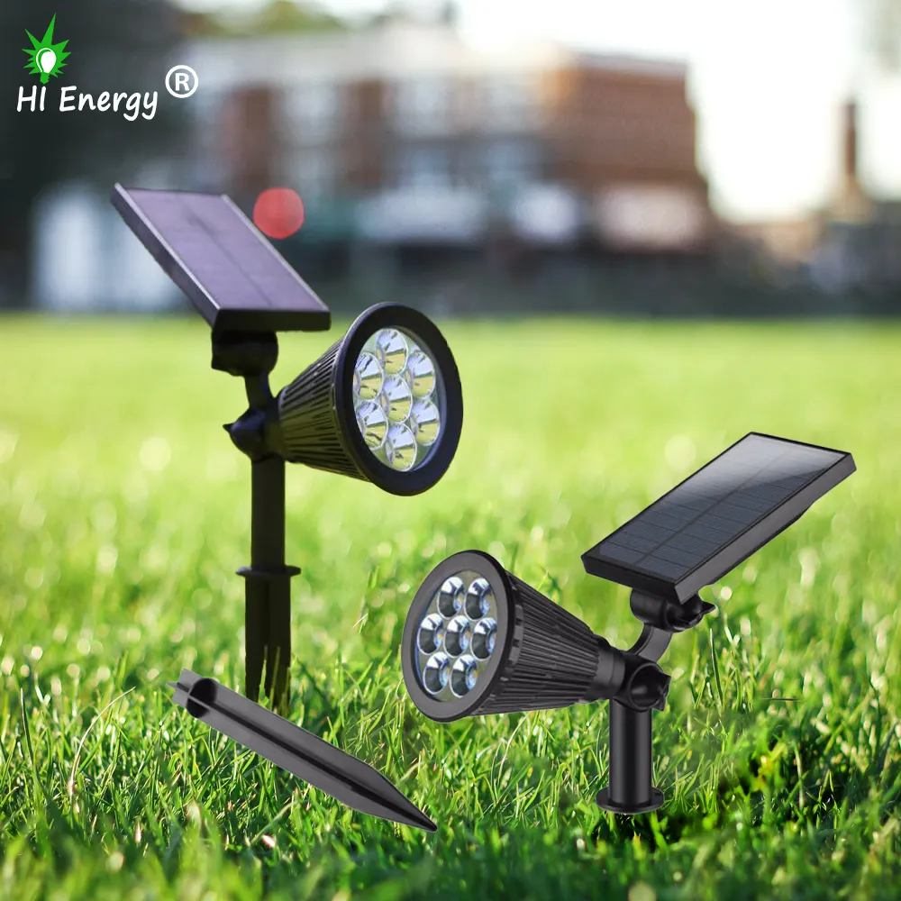 Luce solare a risparmio energetico per esterni con luce solare da giardino a LED