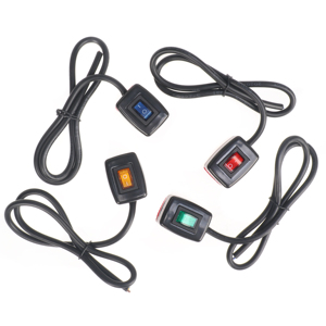 12V phổ Xe đẩy nút chốt bật tắt chuyển đổi với cáp dẫn ánh sáng cho RV xe tải - Product Image 5