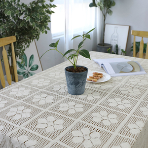 Khăn Trải Bàn Vải Ren Đan Móc, Khăn Trải Bàn Tiệc Cưới, Phòng Ăn, Khách Sạn - Product Image 3