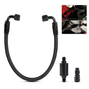 Manguera de combustible modificada con conector para Honda Civic 96-00 EK B D H Series, pieza de repuesto de aleación de aluminio y nailon - Product Image 1