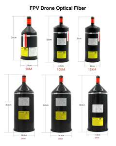 FPV光ファイバー通信 光ファイバードローン 超長距離 1/2km/3km/5km/10/15/20/25/30km 光ファイバーシステム一式 - Product Image 2