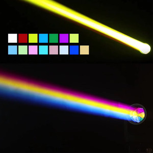 Đèn sân khấu LEAHUA Stage Hola Lights DMX512 Double Prism Beam 295w 14r <span class=keywords><strong>Moving</strong></span> <span class=keywords><strong>Head</strong></span> với đèn <span class=keywords><strong>LED</strong></span> vòng tròn dành cho tiệc tùng, club, bar, show DJ và sự kiện - Product Image 3