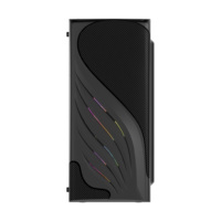 Boîtier PC Gaming ATX Mid Tower avec matériau SPCC, ports USB3.0/USB1.0, audio HD, design personnalisable