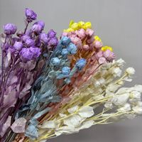 Vente en gros de roses séchées multi-têtes préservées, directement de l'usine du Yunnan - Bouquet cadeau pour la Saint-Valentin et Thanksgiving