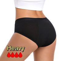 Culottes menstruelles réutilisables pour adultes, taille haute, super absorbantes, 6XL, 4 couches, séchage rapide, écologiques, anti-fuites