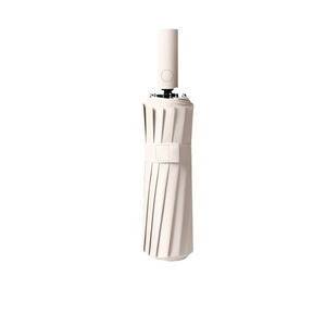 Paraguas de Aleación Negra de 60 Varillas, Totalmente Automático, con Protección Solar de Silicona, Diseño Moderno de Tres Pliegues, Paraguas de Regalo de Alta Gama - Product Image 5