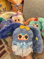 Boîte Mystère Officielle en Peluche Série V4 Baby Three Lily Rabbit Town - Ensemble Scellé Original de 6 Boîtes, Cadeau Tendance Kawaii BB3 en Gros