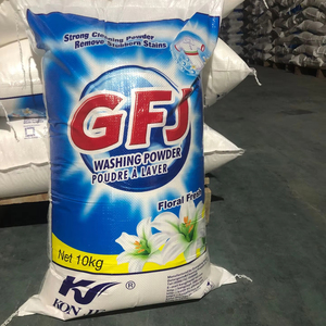 Detergente en Polvo Desechable Ecológico Marca <span class=keywords><strong>GFJ</strong></span>, 10 kg, 15-30% de Ingredientes con Fragancia a Limón y Lavanda para Lavandería - Product Image 1