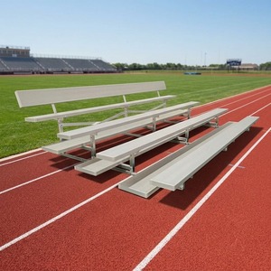 Gradas de Estadio de 4 Filas y 28 Asientos, de Aluminio Modular, Resistentes a la Corrosión, Plegables y Portátiles, para Campos Deportivos Escolares, 300 - Product Image 5