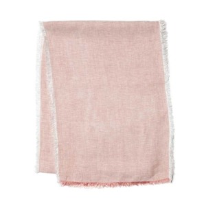 Modern Home 100% Linen <strong>Long</strong> Pink <strong>Table</strong> <strong>Runner</strong> for Wedding - Product Image 3