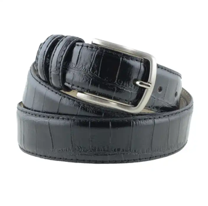 Bán buôn chất lượng đảm bảo tùy chỉnh da cá sấu thắt lưng khóa cho nam giới được thực hiện hoàn toàn bằng tay trong ý - Product Image 1