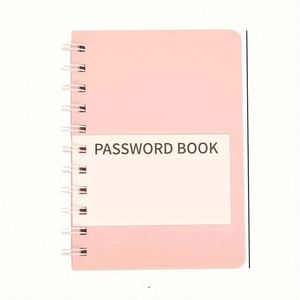 Mini Libreta de Direcciones Promocional A3 de Cuero con Espiral, 80 Hojas con Acabado Brillante, Planificador de Inicio de Sesión de Cuentas de Internet y Contraseñas - Product Image 3