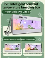 Cabinet de reptile en PVC-Chauffage polyvalent pour lézards/serpents/tortues