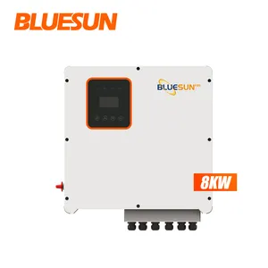 Bluesunpv 3 상 태양 광 인버터 10kw 태양 하이브리드 인버터 10kw 15kw 침략자 8kw 인버터 태양 홈 프로젝트