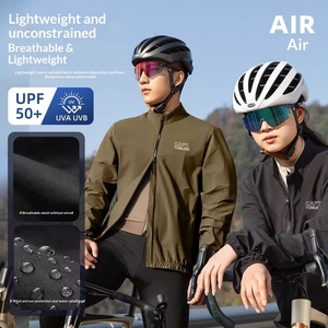 TOSUOD Ropa <span class=keywords><strong>de</strong></span> Ciclismo para Primavera y Otoño, Chaqueta <span class=keywords><strong>de</strong></span> Manga Larga <span class=keywords><strong>de</strong></span> Nailon Transpirable, Impermeable y Cortavientos para Ciclismo <span class=keywords><strong>de</strong></span> Carretera - Product Image 2