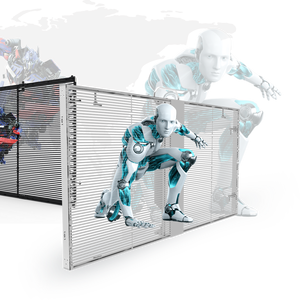 Pantalla transparente para ventana de vidrio, pantalla led transparente - Product Image 4