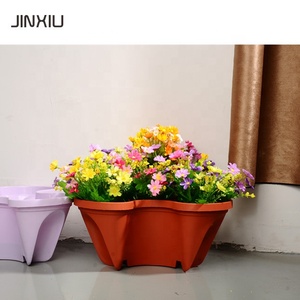 Hydroponic strawberry plastic pp basin stackable flower pot plastic vertical garden wall planter flower pots