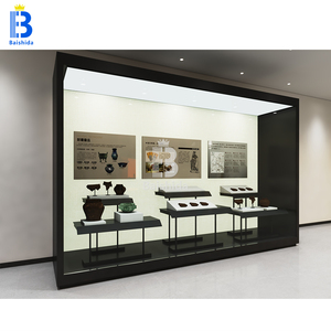 Modern Art Gallery Interior Furniture Design Museum Antique Glass <strong>Display</strong> Cabinet With Automatic Glass Door Museum Showcase - Product Image 3