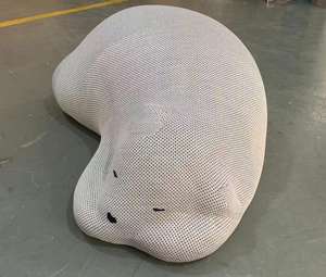 Venta caliente sofá perezoso dormir <span class=keywords><strong>Panda</strong></span> espalda sala de estar <span class=keywords><strong>Red</strong></span> <span class=keywords><strong>rojo</strong></span> solo niño taburete Animal creativo Silla de ocio - Product Image 4