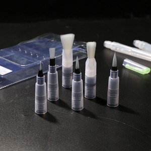 Stylo pinceau <span class=keywords><strong>aquarelle</strong></span> supérieur MS-011 vide en PE avec 6 tailles de pointes en nylon importées du Japon pour la calligraphie - Product Image 5