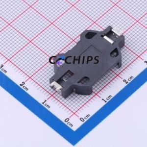 BS-06-B4BK017-R Button & Strip Battery Connector SMD Connector Battery Holder CR2032 Phosphor Bronze Tin - Product Image 2