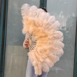 พัดขนนกกระจอกเทศขนาดใหญ่ |   อุปกรณ์ประกอบการแสดงระบำหน้าท้องและโกโก้ |   แฟนคลับการแสดงดนตรีและคอนเสิร์ต - Product Image 3