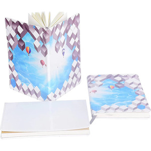 Bán buôn bán Hot A5 PU Bìa máy tính xách tay A5 thăng hoa trắng Trống máy tính xách tay 100sheets giấy tùy chỉnh thiết kế của riêng bạn - Product Image 3