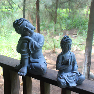 Statue de Bouddha en <span class=keywords><strong>pierre</strong></span> de <span class=keywords><strong>savon</strong></span> sculptée <span class=keywords><strong>à</strong></span> la main <span class=keywords><strong>pour</strong></span> la décoration de jardin - Product Image 5