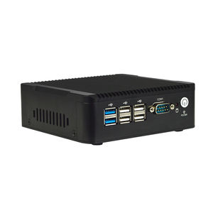 Computadora industrial sin ventilador, mini PC, Intel Celeron J1900/J1800, 2 x RS232, DDR3, WIFI, <span class=keywords><strong>G4G</strong></span>, OS, compatible con Win7/8/10/Linux, 2 uds. - Product Image 1