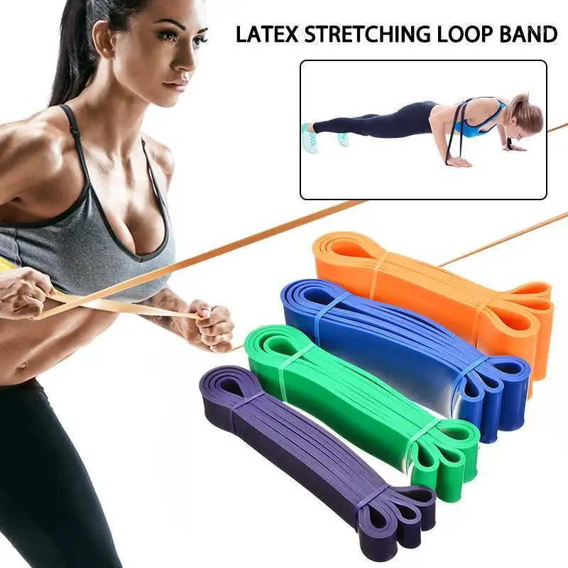 Wholesale Resistance Bands Home Exercise Custom Logo Stretching Fitness Non Slip Elasticity Resistance Band