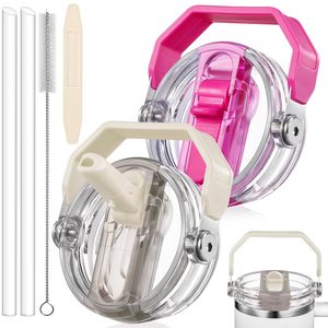 Flip <b>Straw</b> Leakproof Lids for <b>Stanley</b> Lid Replacement 30 oz for <b>Stanley</b> Quencher <b>Cup</b> Leak Proof Top Detachable <b>Straw</b> Cover - Product Image 1