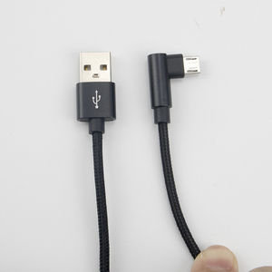 2020 Nylon Bện Dữ Liệu Sạc 90 Độ Khuỷu Tay Bên Phải Góc Loại C V8 Micro Chơi Game Cáp USB Cho Android Galaxy S - Product Image 6