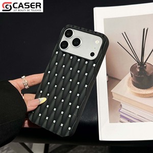 Coque de téléphone 3D tissée ajourée à dissipation thermique pour <span class=keywords><strong>iPhone</strong></span> 18 17 Pro Max 16 15 14 13, en silicone souple antichoc et respirante à grille - Product Image 3