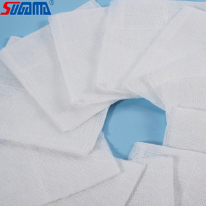 شاش طبي غير معقم 100×100 سم، 100 قطعة/عبوة، ماركة سوجاما، قابل للكشف عن طريق الأشعة السينية - Product Image 2