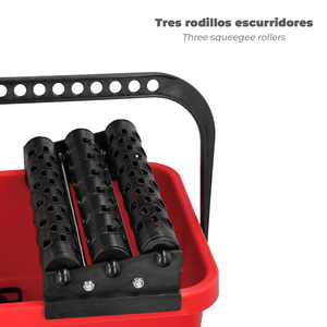 Secchio da 24 Litri per Piastrellisti con Ruote - Product Image 3
