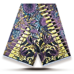 Tela <span class=keywords><strong>de</strong></span> Algodón Batik Africana <span class=keywords><strong>de</strong></span> Alta Calidad <span class=keywords><strong>para</strong></span> Confección <span class=keywords><strong>de</strong></span> Camisas y Bolsos, 6 Yardas - Product Image 5