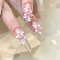 Moule en silicone 3D pour fleurs, modèle floral fait main pour nail art, accessoire d'outillage pour nail art, moule transparent pour sculpture de pétales