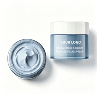 Masque Nettoyant Profond à l'Argile et aux Peptides de Cuivre Glacier – Nettoyage des Pores, Équilibrant, Rafraîchissant, Hydratant et Régulateur de Sébum