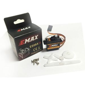 Servo Mini Metálico de Alta Sensibilidad EMAX 8g Original ES08A II, Servo Analógico para Avión y Helicóptero RC ES08MA - Product Image 4