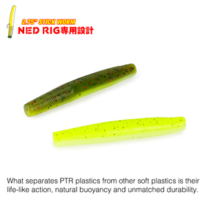 TSURINOYA — lot d'appâts artificiels souples flottants pour la pêche, set de leurres en forme de ver pour attraper des poissons, matériel pour pêcher les bars, 70mm, 4.3g, 10 pièces - Product Image 5