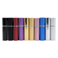 Atomiseur de parfum de voyage, rechargeable, Mini, personnalisé, torsadé, coloré, rond, à vendre, 10ml