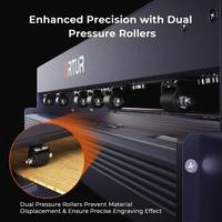 Graveur laser à convoyeur Ortur F10 10W/20W/40W Équipement laser de haute précision prend en charge la gravure sur acrylique, métal, plastique