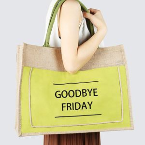 2026 Wholesale Custom Eco-Friendly <b>Burlap</b> Jute Tote <b>Bags</b> Printing Shopping <b>Bag</b> Eco-friendly Natural Grocery Jute Tote <b>Bag</b> - Product Image 1