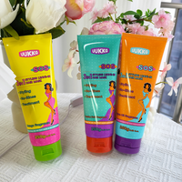 Masque capillaire sans rinçage UUKKG aux senteurs variées, 250 g chacun, 3-en-1 : Coiffant, anti-frisottis, revitalisant pour cheveux ternis, kit de traitement professionnel à domicile