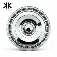 Jantes forgées Aerodisc 6061 T6, face pleine, profil profond, poli miroir, ventilées, 18 20 22 24 pouces, luxe, neuves, 25 mm